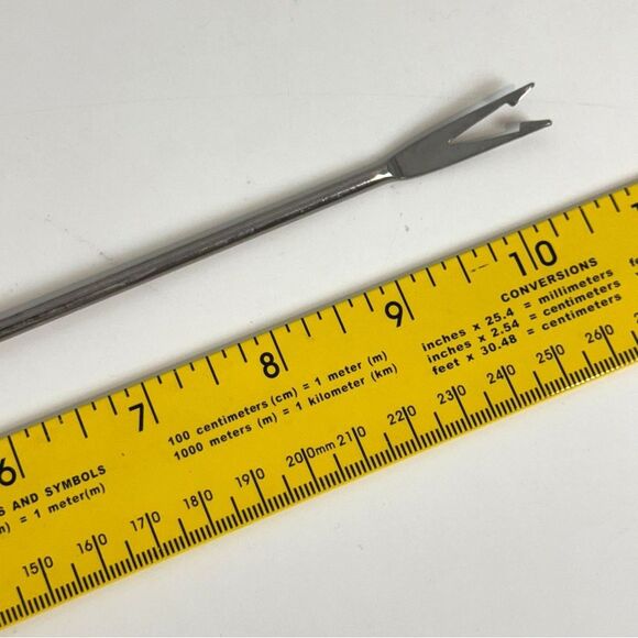 Vintage Stainless Steel Fondue Forks Set of 6 IOP - Picture 5 of 5